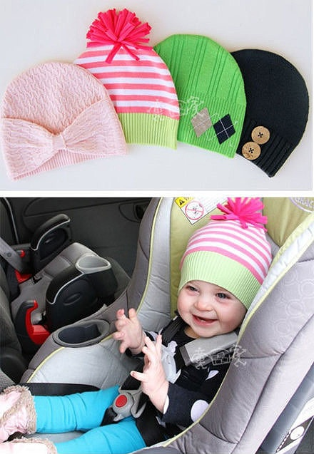 Gorros con jerseys reciclados