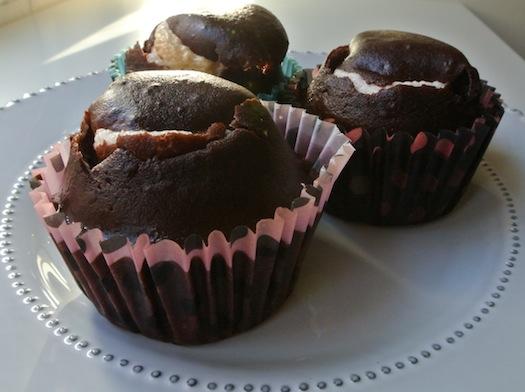 Cupcakes de chocolate con sorpresa