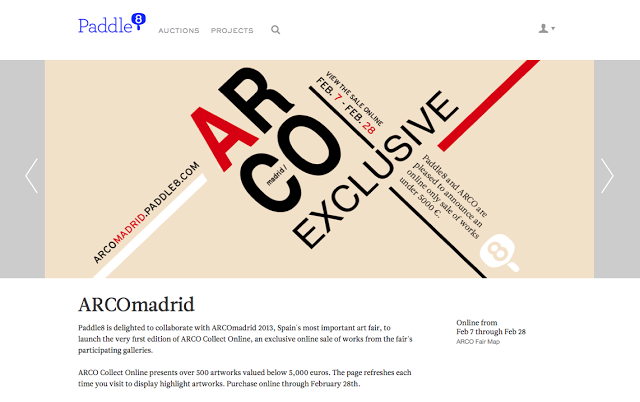 ARCOMADRID Paddle 8: Arco se abre a la venta on-line