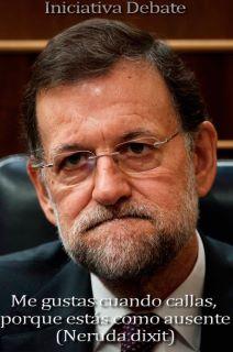 Rajoy: La cara de la mentira y el frenesí del inútil