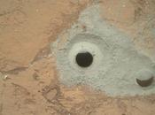 Primera muestra recogida tras perforar Marte