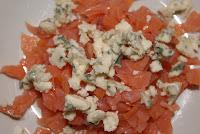 Endivias rellenas de salmon ahumado y roquefort