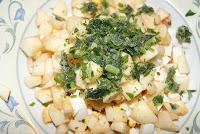 Endivias rellenas de salmon ahumado y roquefort