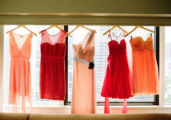 Coral&Pink; Chicago Museum Wedding