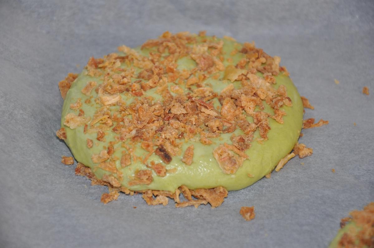 Panecillos De Queso Y Spinach Powder