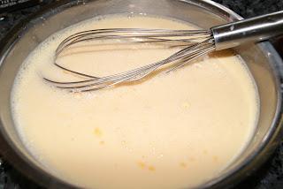 Pastel de pan y manzana
