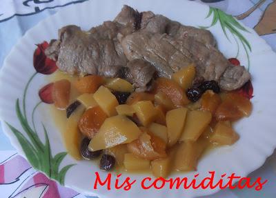 SOLOMILLO CON MANGO, OREJONES Y PASAS AL JEREZ