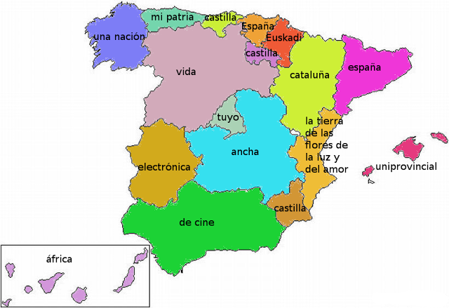 Como describe «Autocompletar» a las comunidades autónomas