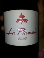Cata vino La Plazuela 2007, tinto cencibel
