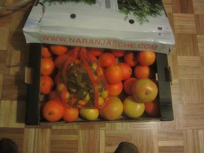 Que hay dentro d ela caja de...Naranas Ché