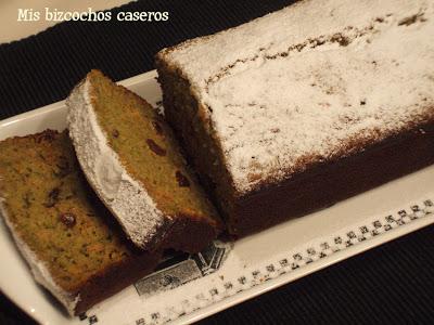 Bizcocho de calabacín