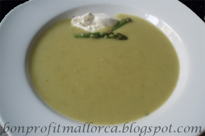 crema de esparragos trigueros