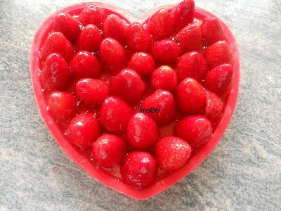 Tarta de fresa o frutilla