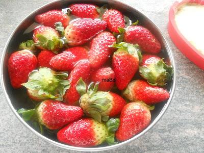 Tarta de fresa o frutilla