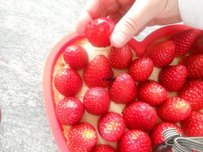 Tarta de fresa o frutilla