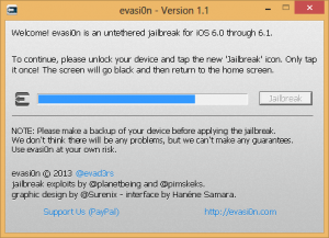 how to jailbreak iPhone evasi0n