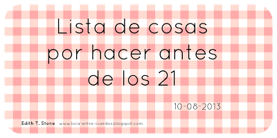 Lista de cosas por hacer