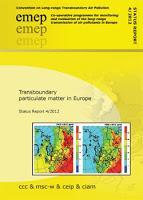 EMEP: Contaminación transfronteriza por partículas en Europa (Informe 2012)