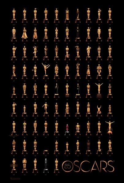 El póster de los Oscar es una gozada