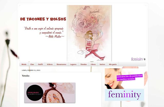 YOTOKO en DE TACONES Y BOLSOS