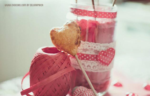 Pie pops san Valentín
