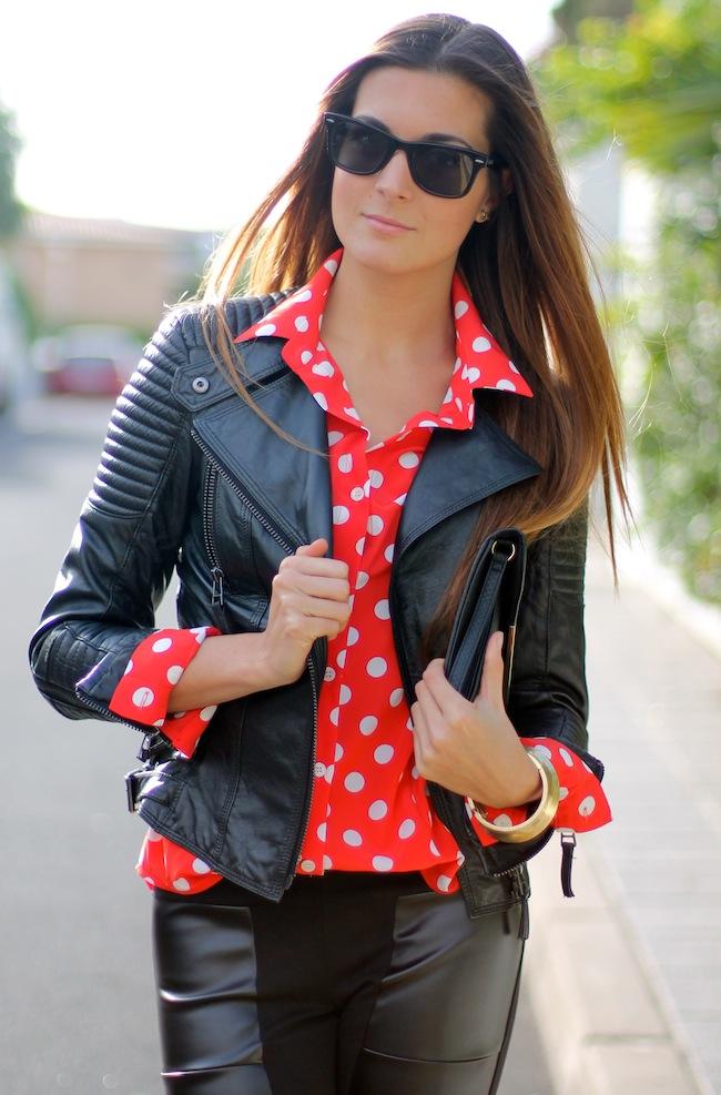 Dots and leather