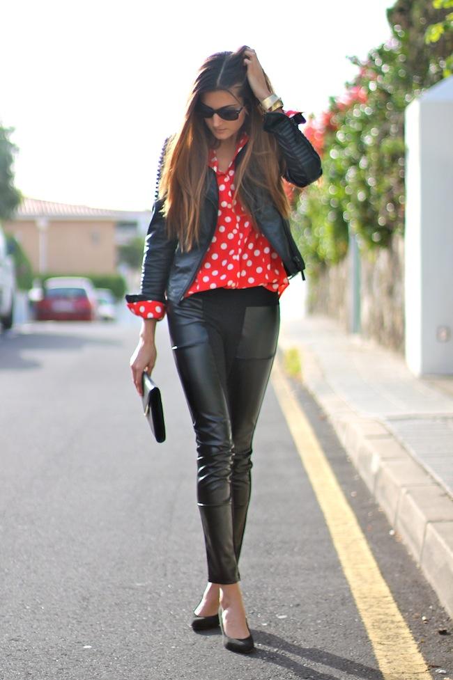 Dots and leather