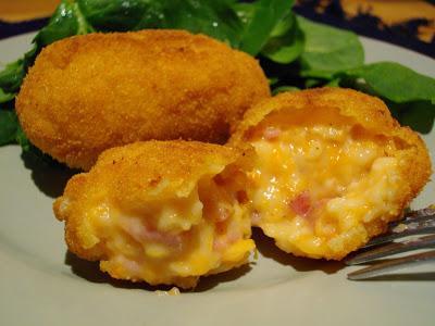 #díadelacroqueta: Croquetas de calabaza y bacon crujiente