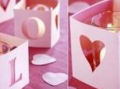 Decoración para Valentín: Porta Velas