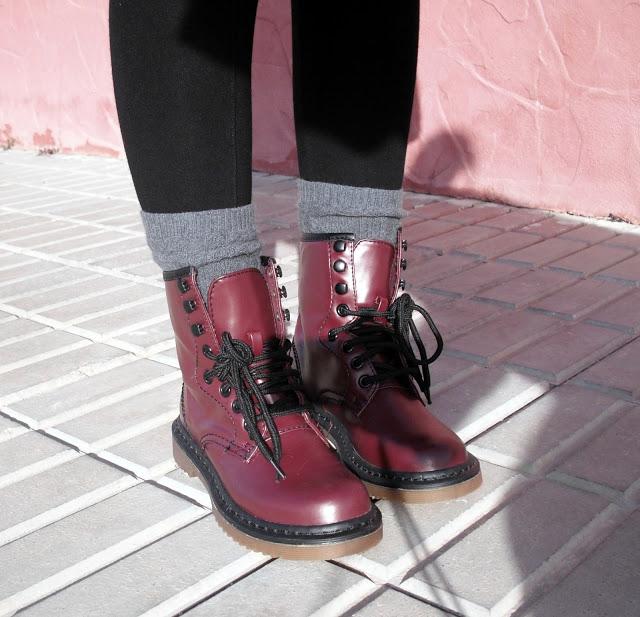 Burgundy Booties