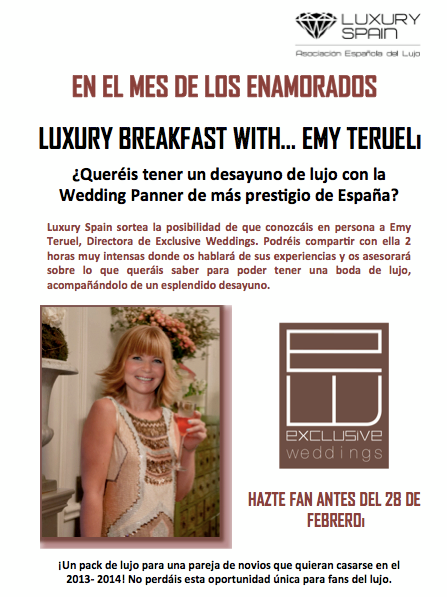 En la semana de San Valentín, vuelven los desayunos de lujo con Emy Teruel!