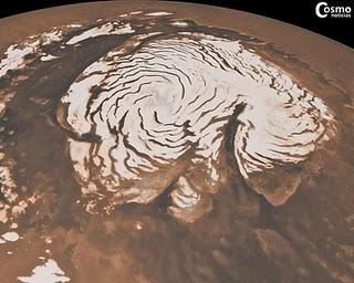 Desvelan los misterios del casquete helado del norte de Marte