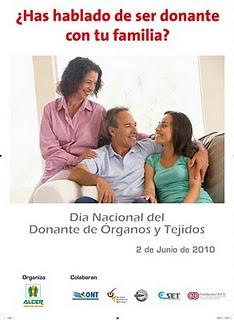 ALCER pide que la gente mantenga una conversación de un minuto con sus familiares para dejar claro si se quiere ser donante o no‏