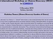 International Workshop Chance Discovery (IWCD10) CALL PAPERS