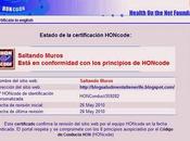 Certificado HONcode