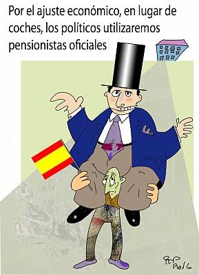 Los políticos españoles se enfrentan, divididos, a su crisis.