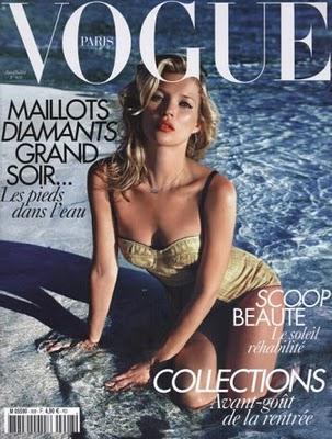 Kate Moss portada de Vogue París, junio-julio, 2010