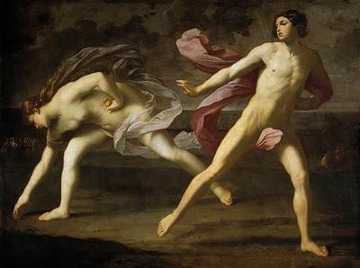 GUIDO RENI: HIPÓMENES Y ATALANTA.UNA PINTURA QUE HABLA