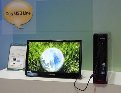 Samsung lanzará su primer monitor alimentado por USB en 2011