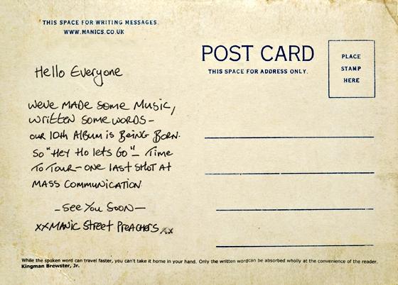 “Postcards From A Young Man” lo nuevo de Manic Street Preachers