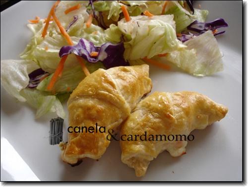 Croasanes de rellenos de Salmón