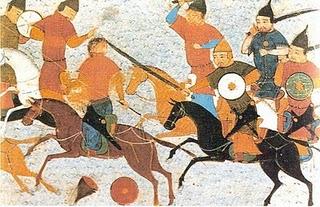 Jinetes mongoles en el Ampurdán