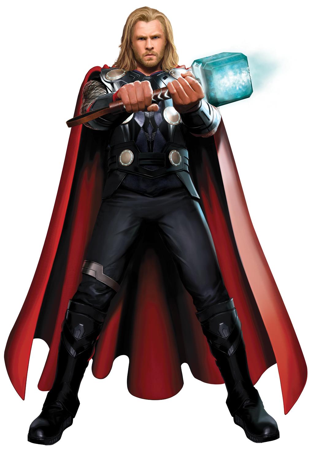 Arte conceptual de Chris Hemsworth como Thor