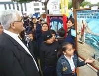 En Trujillo: Escolares manifestaron su amor a Jesús Eucaristía con una exposición de periódicos murales.