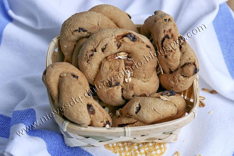 NUDITOS DE CENTENO Y AVENA CON PASAS SULTANAS