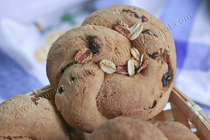 NUDITOS DE CENTENO Y AVENA CON PASAS SULTANAS