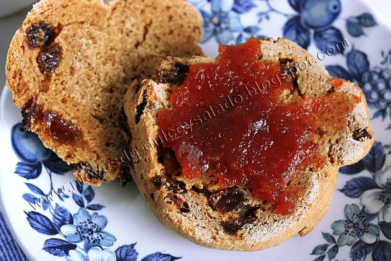 NUDITOS DE CENTENO Y AVENA CON PASAS SULTANAS