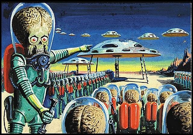 Marte Ataca mientras mascas un chicle