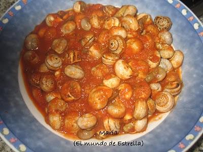 Caracoles paso a paso