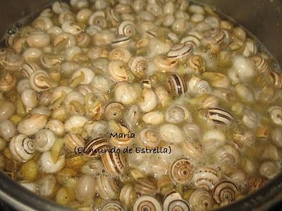 Caracoles paso a paso